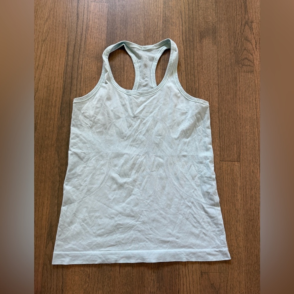 Lululemon Racerback Swiftly Tech Tank-Light Blue-Size 8